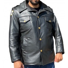 Nate’s Leather Mounted Style Police Jackets – Built to Last